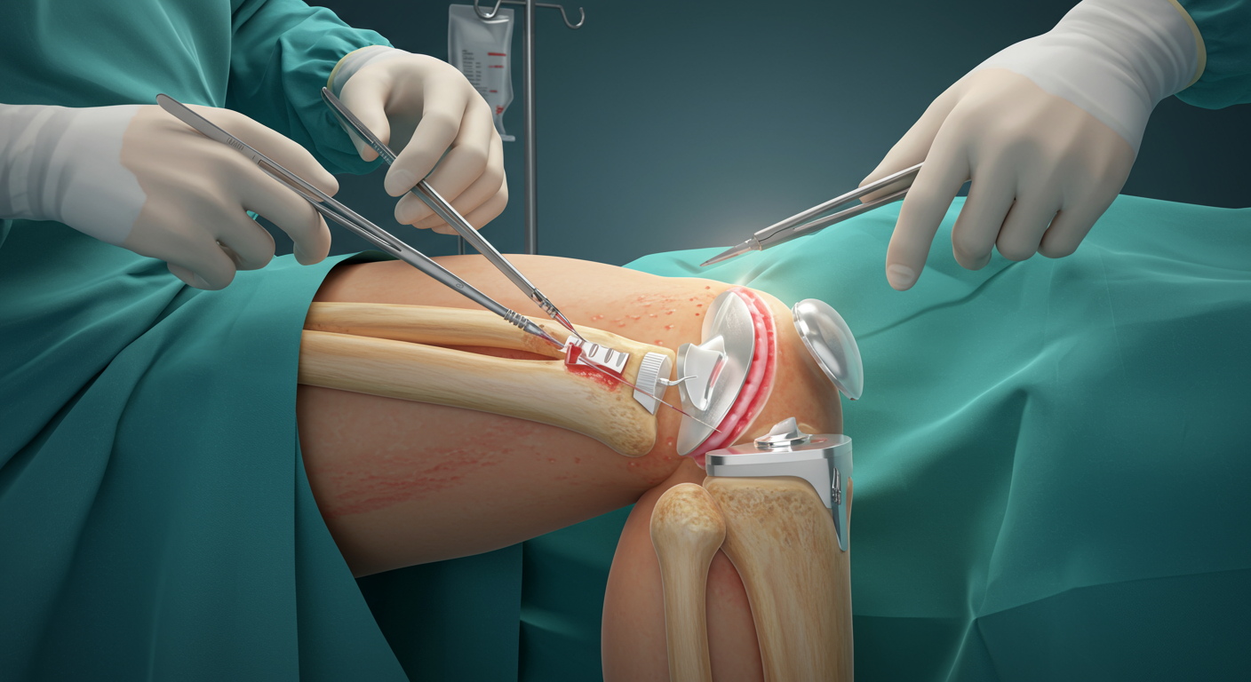 total knee replacement surgery procedure