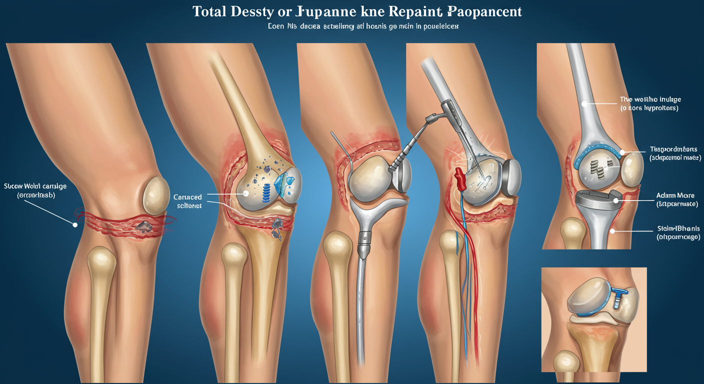 total knee replacement surgical procedure